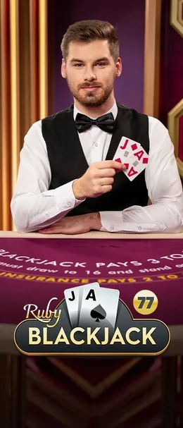Ruby Blackjack - tavolo live di Wonaco Casino